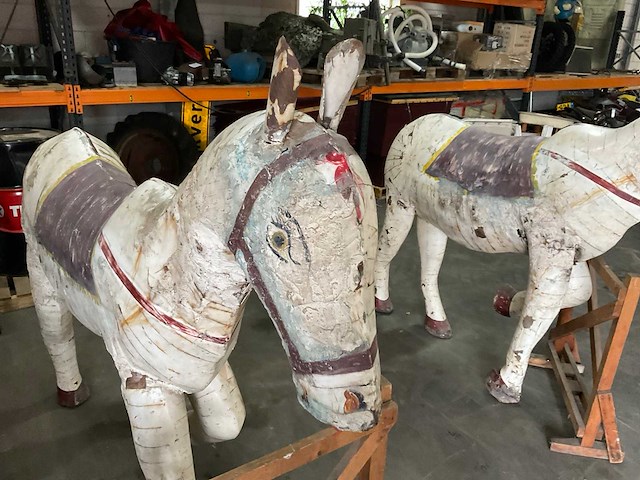 Art. metaal kunst paard - afbeelding 7 van  10