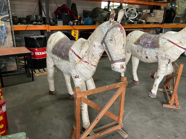 Art. metaal kunst paard - afbeelding 1 van  5