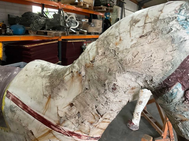 Art. metaal kunst paard - afbeelding 3 van  5