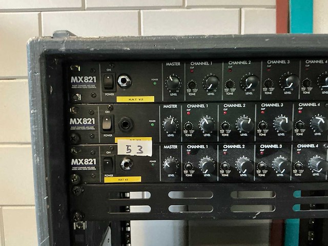 Art mx821 rackmixer (3x) - afbeelding 2 van  3