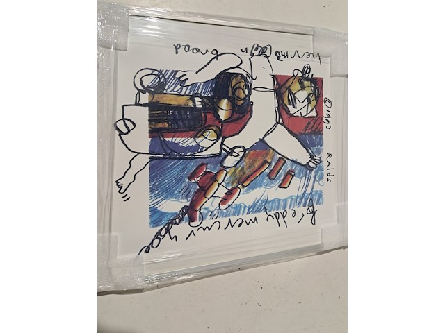 Art print, herman brood, "freddy mercury", 1993 - afbeelding 2 van  5