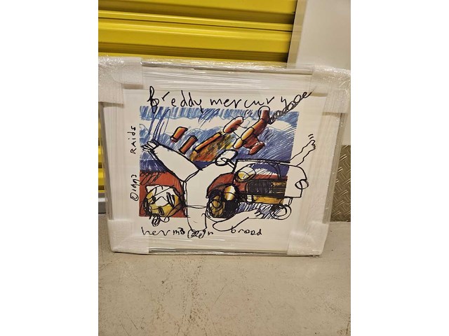 Art print, herman brood, "freddy mercury", 1993 - afbeelding 3 van  5