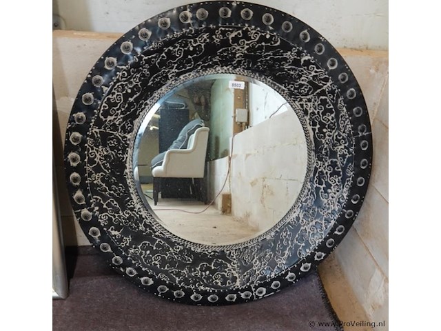 Art sensation vintage cheng geslepen spiegel - afbeelding 2 van  6