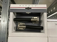 Artdeco 4-kant rozet deurbeslag (4x) - afbeelding 2 van  3
