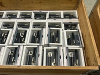 Artdeco 4-kant rozet deurkruk set (190x) - afbeelding 8 van  8