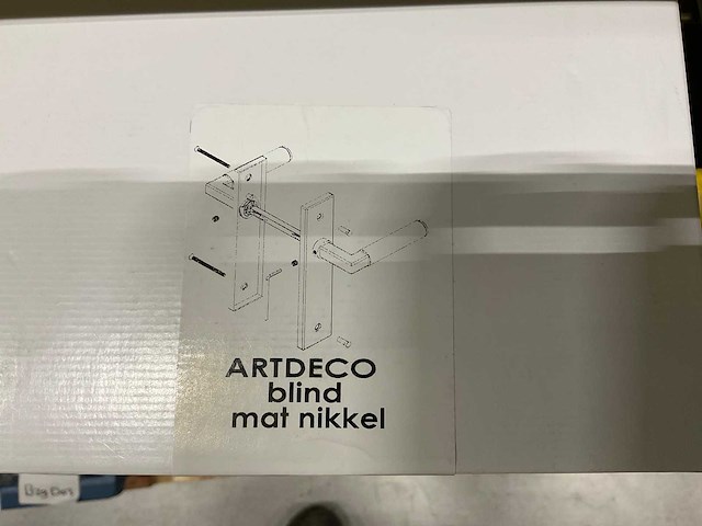 Artdeco blind deurkrukken (55x) - afbeelding 6 van  6