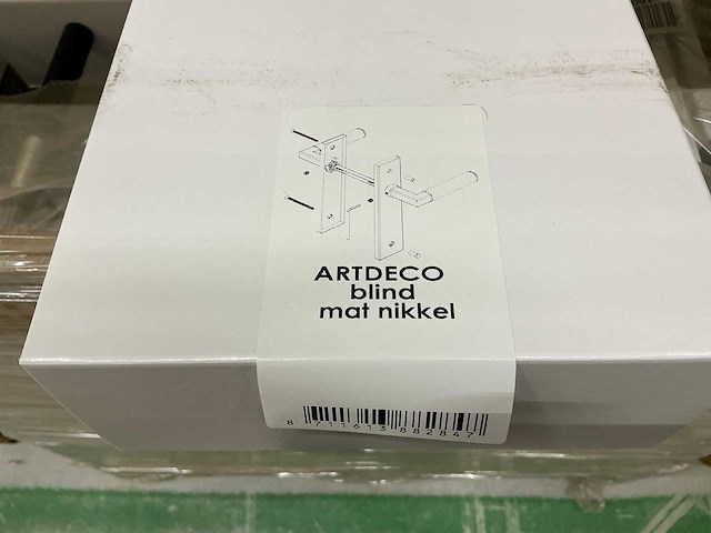 Artdeco deurbeslag (78x) - afbeelding 3 van  3