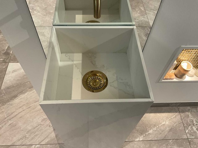 Arte - wastafelzuil 35 x 90 cm - afbeelding 3 van  4