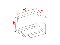 Artecta - alesund-1 - inbouw wandlamp (33x) - afbeelding 2 van  3