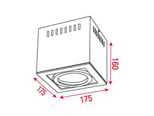 Artecta - auckland - plafond down light - plafondlampen (17x) - afbeelding 4 van  4