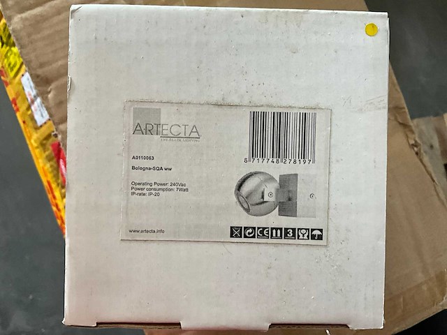 Artecta - bologna-sqa ww - wandlampen (4x) - afbeelding 6 van  6