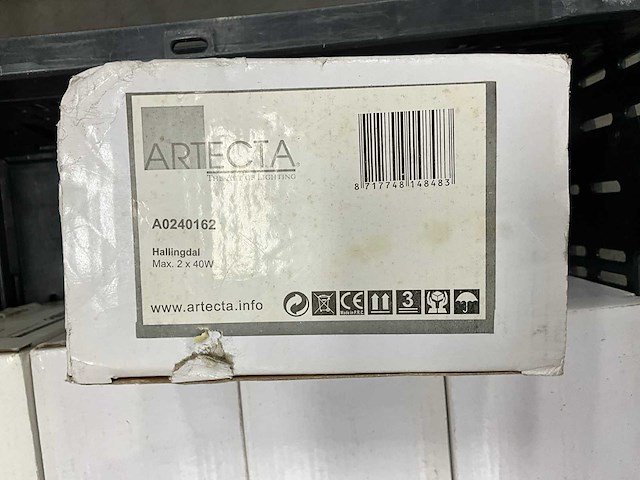 Artecta - hallingdal - inbouw - wandlampen (9x) - afbeelding 4 van  4