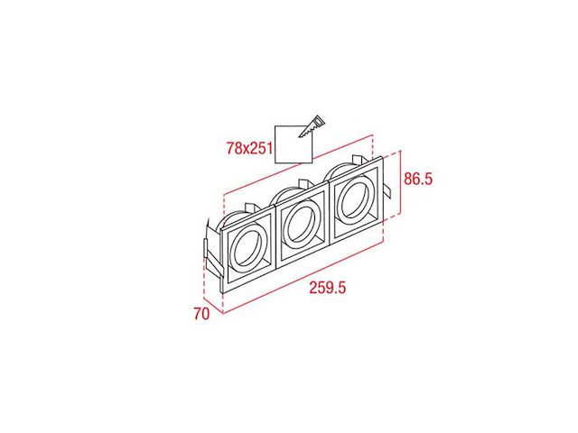 Artecta - manchester-3 - spot - plafondlampen (9x) - afbeelding 2 van  3