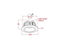 Artecta - münster-175 nw - down light - plafondlamp (80x) - afbeelding 2 van  5