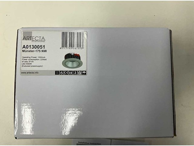 Artecta - münster-175 nw - down light - plafondlamp (80x) - afbeelding 4 van  5
