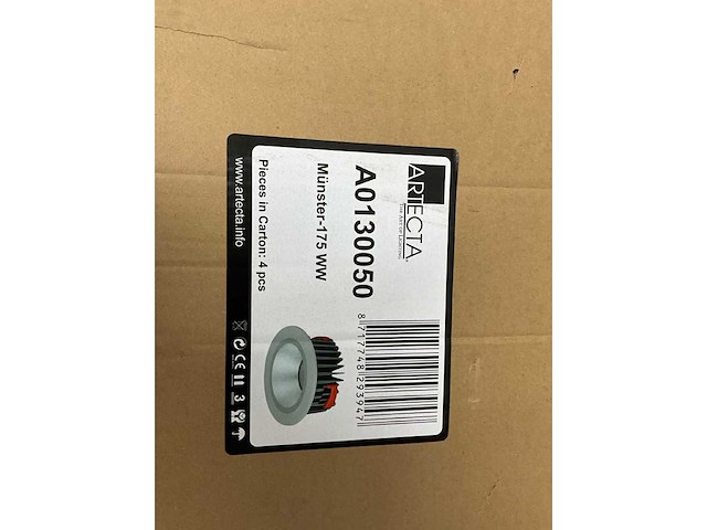 Artecta - münster-175 ww - inbouw lamp - plafondlamp (160x) - afbeelding 2 van  3