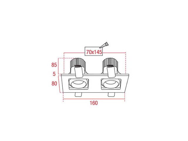 Artecta - tours-12 ww - spot - plafondlamp (20x) - afbeelding 3 van  4