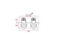 Artecta - tours-12 ww - spot - plafondlamp (20x) - afbeelding 3 van  4