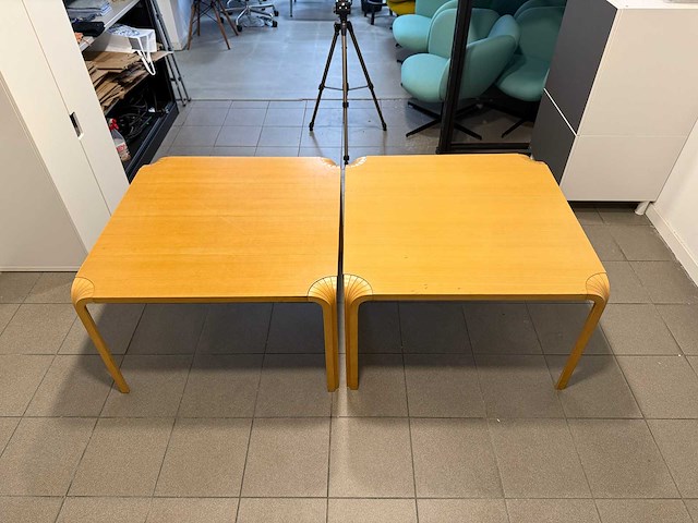 Artek mx800b vintage salontafel (2x) - afbeelding 1 van  5