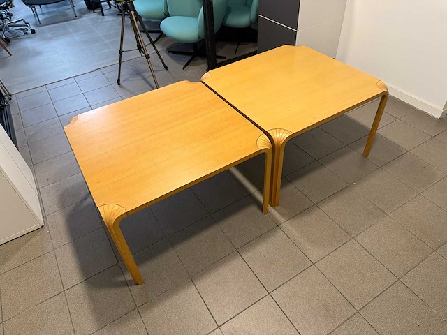 Artek mx800b vintage salontafel (2x) - afbeelding 2 van  5