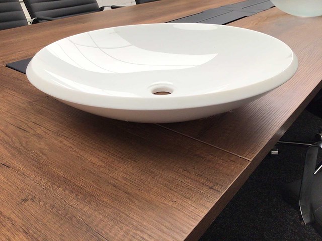 Artelinea waskom glans wit 50x11 cm - afbeelding 2 van  5