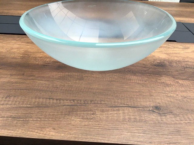 Artelinea waskom helder glas 42x15 cm - afbeelding 2 van  3
