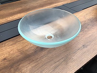 Artelinea waskom helder glas 42x15 cm - afbeelding 3 van  3