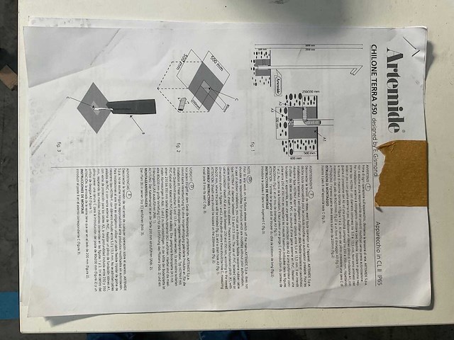 Artemide - chirone terra 250 - buitenverlichting - afbeelding 3 van  4