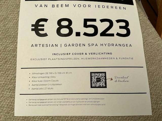 Artesian garden spa hydranga buitenspa - afbeelding 3 van  11