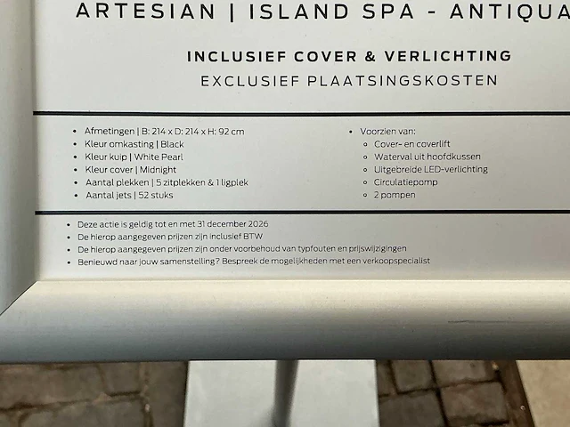 Artesian island spa antiqua 52 buitenspa - afbeelding 5 van  13