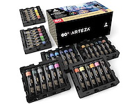 Arteza aquarelverfset – 60 kleuren (3x) - afbeelding 1 van  4