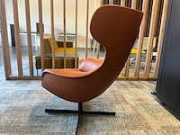 Artiga draaibare lederen fauteuil - afbeelding 5 van  7