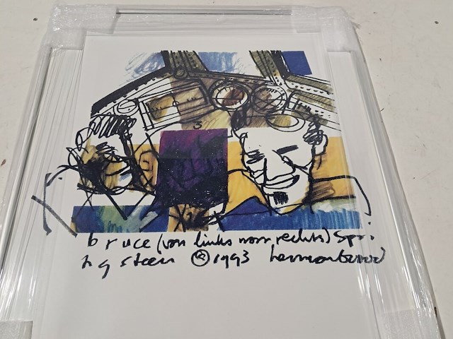 Artprint, herman brood, "bruce springsteen", 1993 - afbeelding 1 van  5