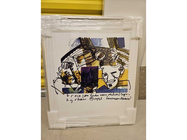 Artprint, herman brood, "bruce springsteen", 1993 - afbeelding 3 van  5