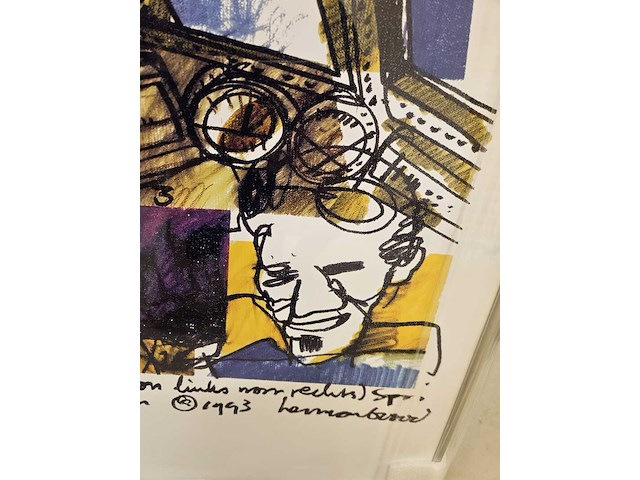 Artprint, herman brood, "bruce springsteen", 1993 - afbeelding 5 van  5