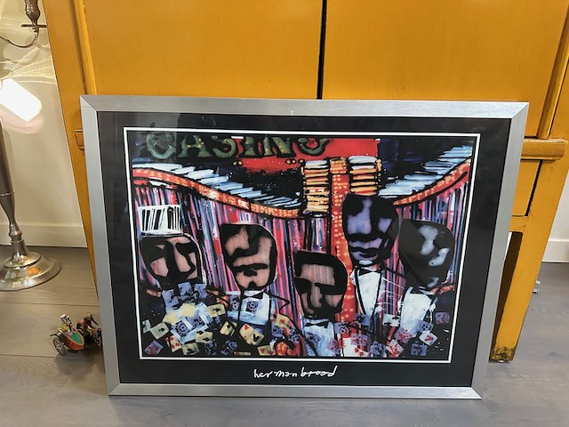 Artprint herman brood , casiono - afbeelding 1 van  2