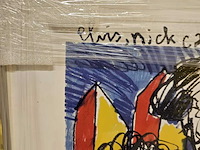 Artprint, herman brood, "elvis jerry lee killer", 1993 - afbeelding 3 van  5