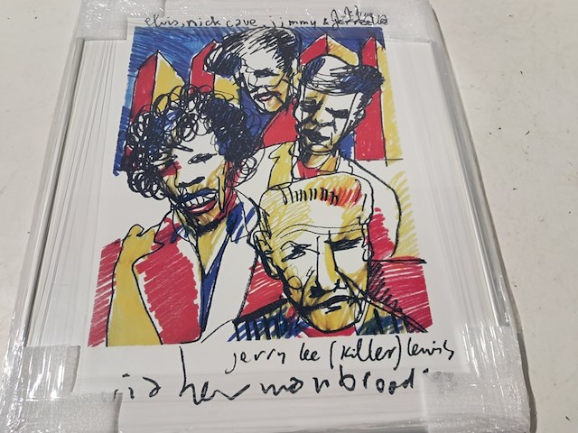 Artprint, herman brood, "elvis jerry lee killer", 1993 - afbeelding 5 van  5