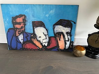 Artprint herman brood "horen, zien en zwijgen"