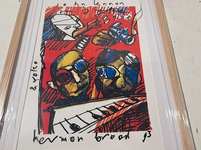 Artprint, herman brood, "john lennon", 1993 - afbeelding 2 van  5