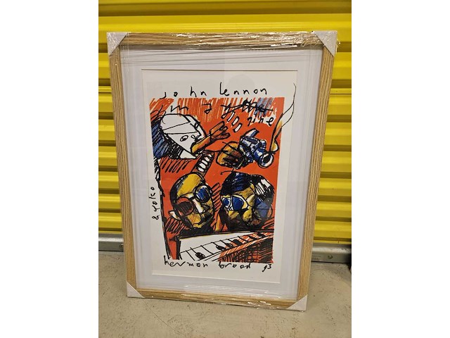 Artprint, herman brood, "john lennon", 1993 - afbeelding 3 van  5