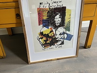 Artprint herman brood "mick jagger" rolling stones , 1993, 1993