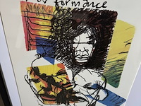Artprint herman brood "mick jagger" rolling stones, 1993 - afbeelding 2 van  3