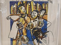 Artprint, herman brood, "ray & charles", 1993