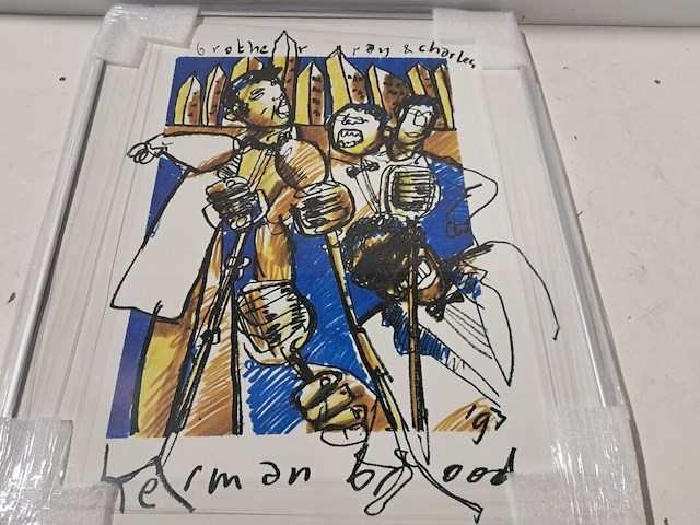 Artprint, herman brood, "ray & charles", 1993 - afbeelding 2 van  5