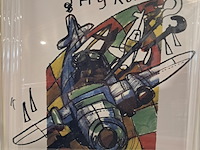Artprint, herman brood, "sinterklaas hij komt", 1993