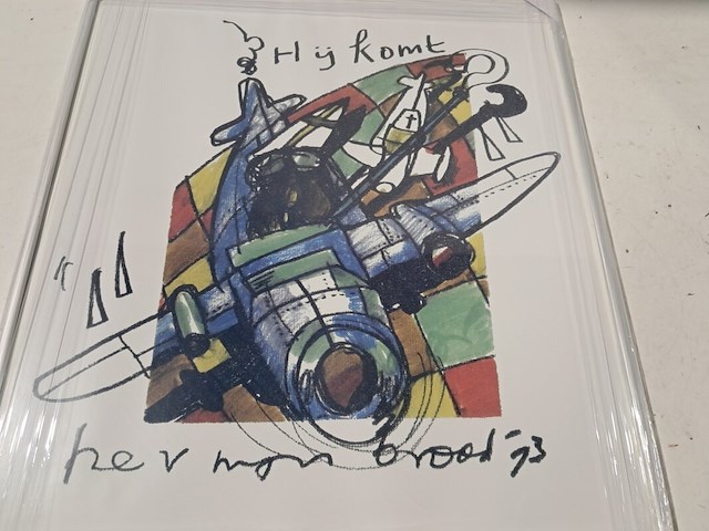 Artprint, herman brood, "sinterklaas hij komt", 1993 - afbeelding 2 van  5