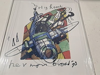 Artprint, herman brood, "sinterklaas hij komt", 1993 - afbeelding 2 van  5