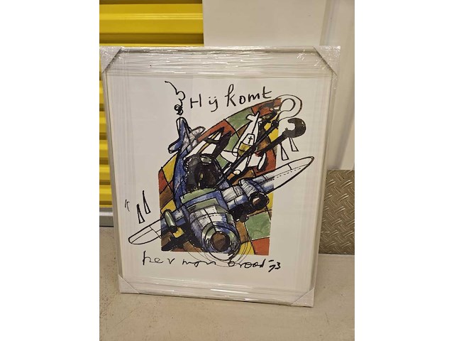 Artprint, herman brood, "sinterklaas hij komt", 1993 - afbeelding 3 van  5