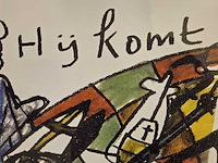 Artprint, herman brood, "sinterklaas hij komt", 1993 - afbeelding 5 van  5